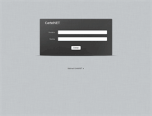 Tablet Screenshot of certelnet.com.br